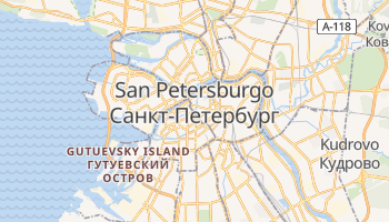 Mapa online de San Petersburgo