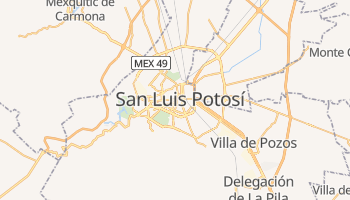 Mapa online de San Luis Potosí 
