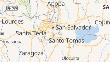 Mapa online de San Salvador