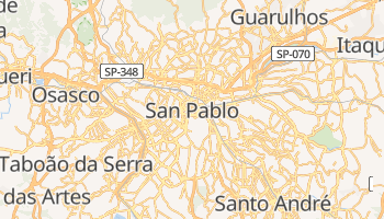 Mapa online de São Paulo