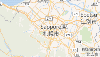 Mapa online de Sapporo