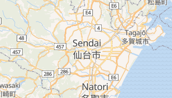 Mapa online de Sendai