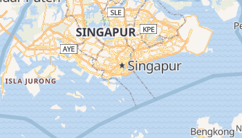 Mapa online de Singapur