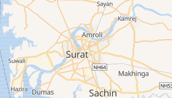 Mapa online de Surat