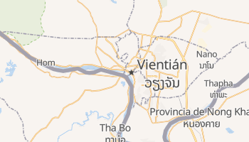Mapa online de Vientiane