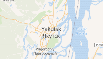 Mapa online de Yakutsk