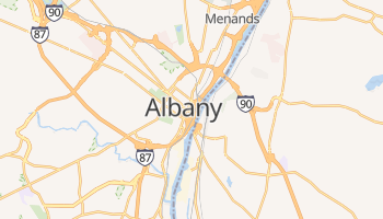Carte en ligne de Albany