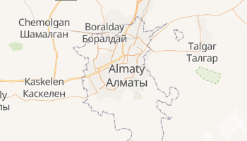 Carte en ligne de Almaty
