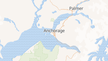 Carte en ligne de Anchorage