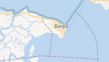 Carte en ligne de Banjul
