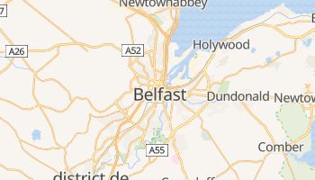 Carte en ligne de Belfast