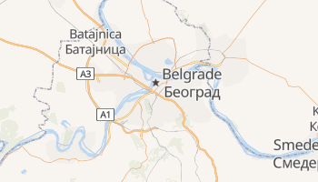 Carte en ligne de Belgrade