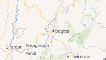 Carte en ligne de Bogotá