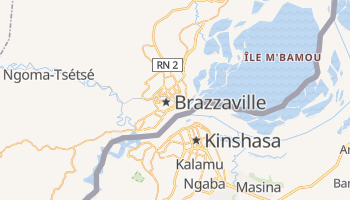 Carte en ligne de Brazzaville