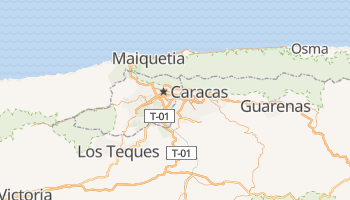 Carte en ligne de Caracas