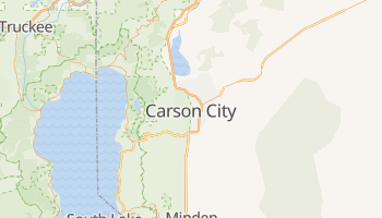 Carte en ligne de Carson City