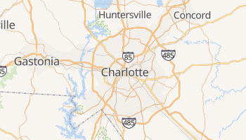 Carte en ligne de Charlotte