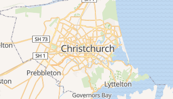 Carte en ligne de Christchurch