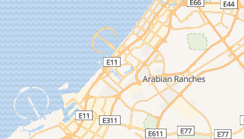 Carte en ligne de Dubaï