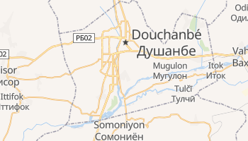 Carte en ligne de Douchanbé