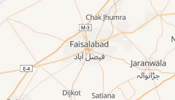 Carte en ligne de Faisalabad