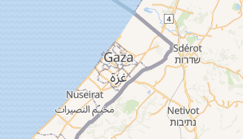Carte en ligne de Gaza