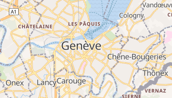 Carte en ligne de Genève