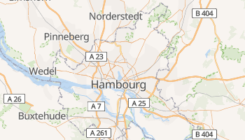 Carte en ligne de Hambourg