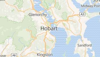 Carte en ligne de Hobart