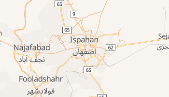 Carte en ligne de Isfahan