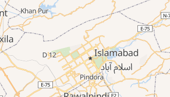 Carte en ligne de Islamabad