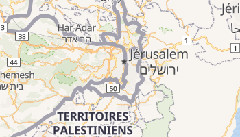 Carte en ligne de Jérusalem