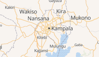 Carte en ligne de Kampala
