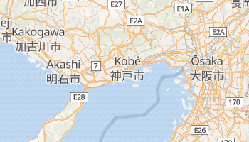 Carte en ligne de Kōbe