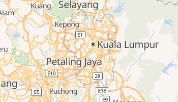 Carte en ligne de Kuala Lumpur