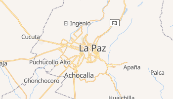 Carte en ligne de La Paz