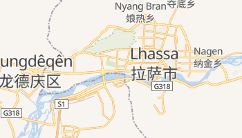 Carte en ligne de Lhassa