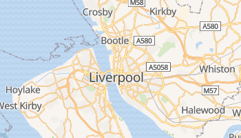 Carte en ligne de Liverpool