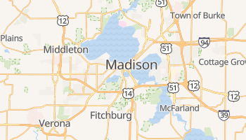Carte en ligne de Madison