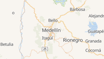 Carte en ligne de Medellín