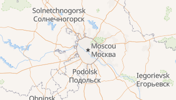 Carte en ligne de Moscou
