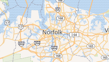 Carte en ligne de La Norfolk