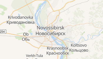 Carte en ligne de Novosibirsk