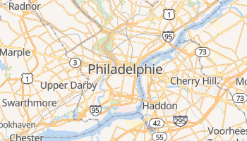 Carte en ligne de Philadelphie
