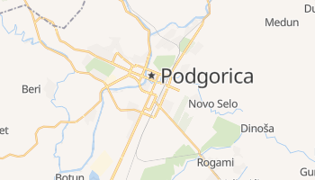 Carte en ligne de Podgorica