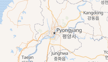 Carte en ligne de Pyongyang