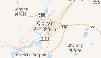 Carte en ligne de Qiqihar