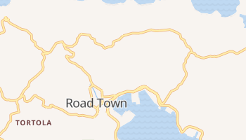 Carte en ligne de Road Town