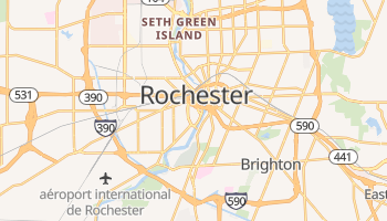 Carte en ligne de Rochester