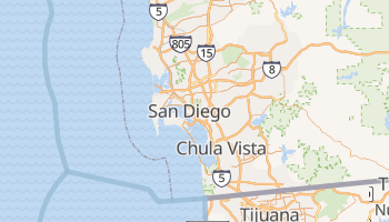 Carte en ligne de San Diego
